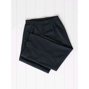 Funyyzo XL WOMEN’S WIDE LEG  HIGH WAIST WORK PANTS Trouser BLACK